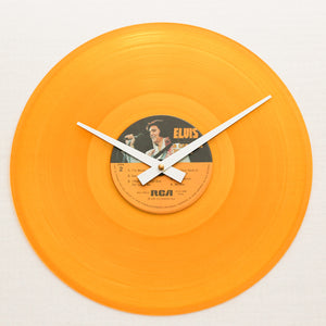 Elvis Presley <br>Canadian Tribute<br> 12" Orange Vinyl Clock