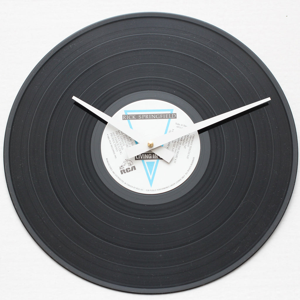 Rick Springfield<br>Living In Oz<br>12" Vinyl Clock