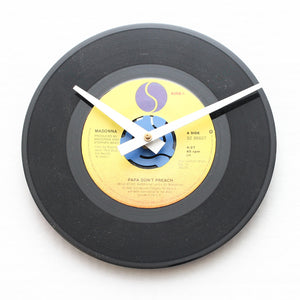 Madonna<br>Papa Don't Preach<br>7" Vinyl Clock