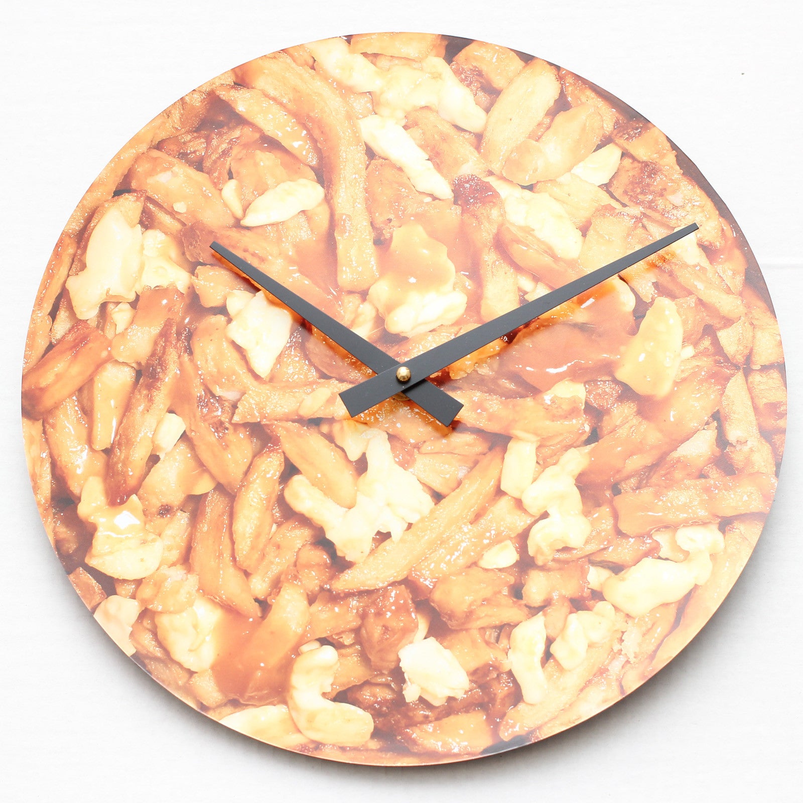 Tasty Poutine<br>Original Photo<br>12" Vinyl Clock
