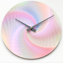 Red Spiral<br>Original Print<br>12" Vinyl Clock