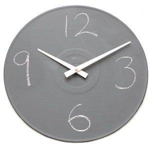 Hand painted<br>Chalkboard<br>12" Vinyl Clock