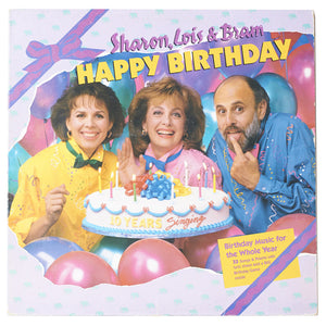 Sharon, Lois & Bram - Happy Birthday Vinyl LP Clock