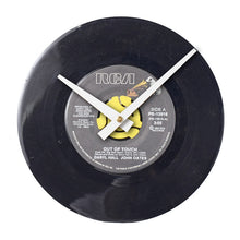 Hall and Oates - Out of Touch -7" 45 RPM Single - Handmade Vinyl Record Clock Using Original 45