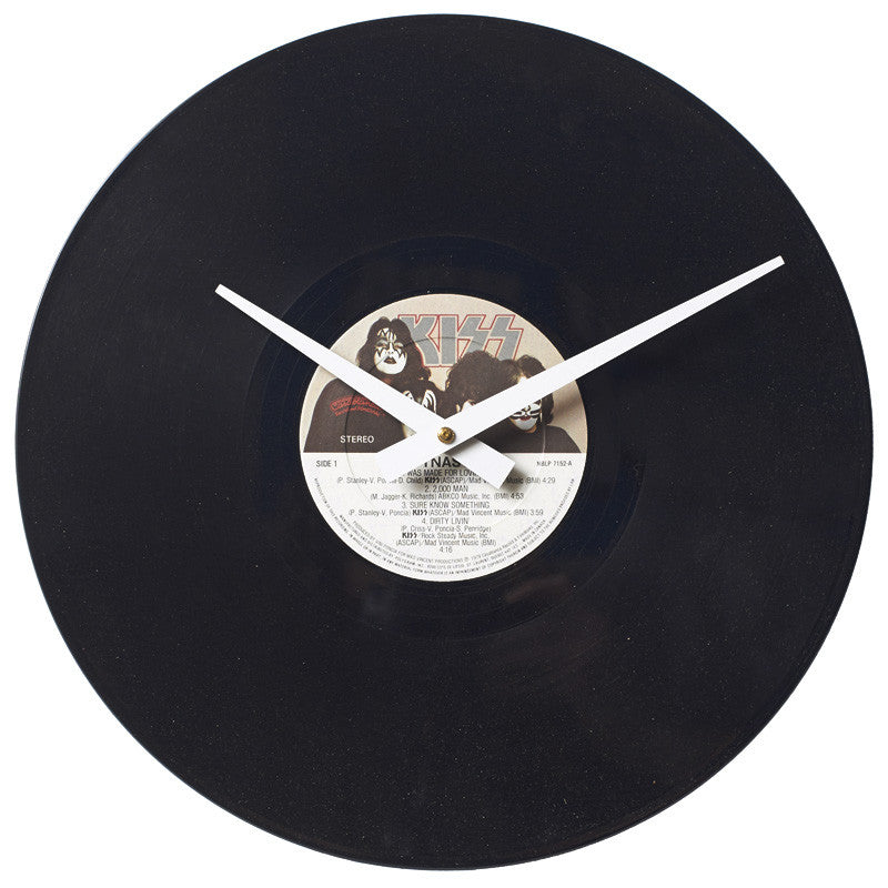 KISS - Dynasty - Authentic Vinyl Clock Made From Original LP Record