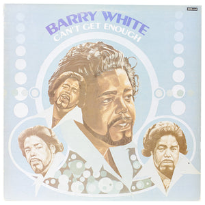 Barry White <br>Can't Get Enough<br>12" Vinyl Clock