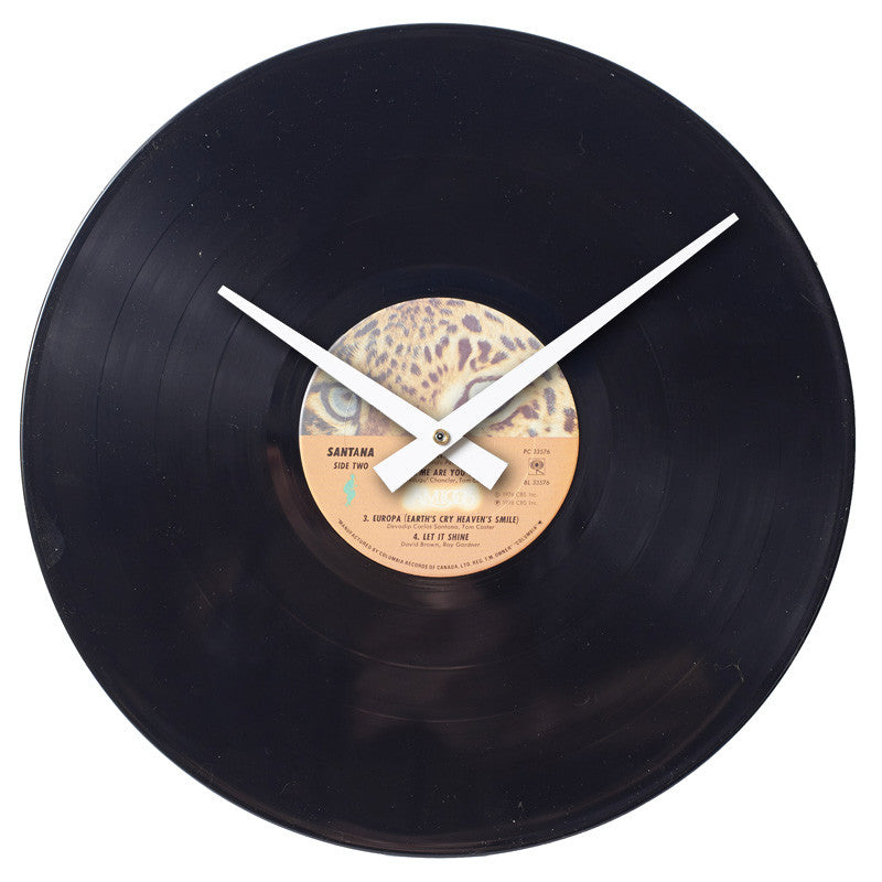 Santana - Amigos - Authentic Vinyl Clock Made From Original LP Record