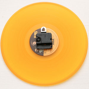 Elvis Presley <br>Golden Performer<br> 12" Yellow Vinyl Clock