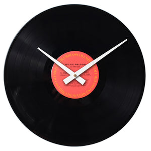 Willie Nelson - Stardust - Handmade Vinyl Record Clock Using Original LP