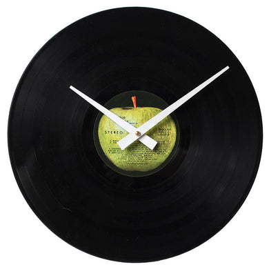 The Beatles - White Album Record 2 - Handmade Vinyl Clock made From Authentic LP Record