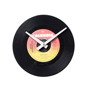 Bruce Springsteen - Glory Days 7" 45 RPM Single - Handmade Vinyl Record Clock Using Original 45