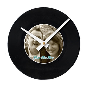 Design Your Own<br>Custom Made<br>7" Vinyl Clock