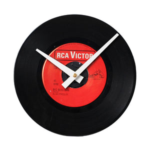 Elvis Presley Big Boss Man - 7" 45 RPM Single - Handmade Vinyl Record Clock Using Original 45