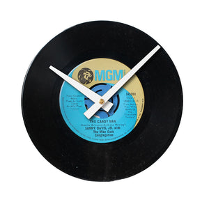 Sammy Davis JR - The Candy Man 7" 45 RPM Single - Handmade Vinyl Record Clock Using Original 45