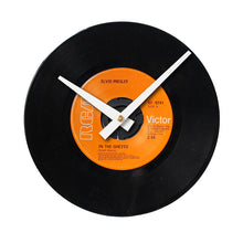Elvis Presley - In The Ghetto 7" 45 RPM Single - Handmade Vinyl Record Clock Using Original 45