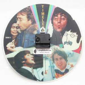 The Beatles<br> Timeless Interviews <br>12" Picture Vinyl Clock