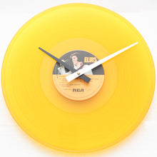 Elvis Presley <br>Golden Records<br> 12" Yellow Vinyl Clock