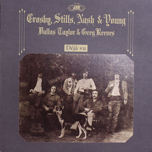 Crosby, Stills, Nash & Young - Deja Vu - Handmade VInyl Clock From Original LP Record