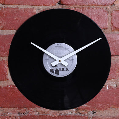 REM - Document  - Authentic Vinyl Clock Made From Original LP Record