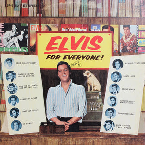 Elvis Presley<br>Elvis For Everyone!<br>12" Vinyl Clock