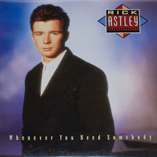 Rick Astley - Whenever You Need Somebody - Authentic Vinyl Clock Made From Original LP Record