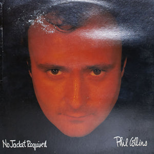 Phil Collins - No Jacket Required - Handmade Vinyl Record Clock Using Original LP
