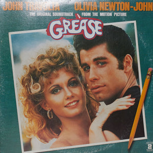 Grease – Original Soundtrack – Handmade Vinyl Clock Made From Original LP Record