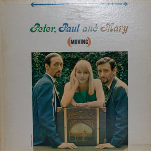 Peter, Paul & Mary - Moving - Authentic Vinyl Record Clock Made From Original LP Record