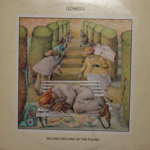 Genesis - Selling England By The Pound - Handmade Vinyl Record Clock Using Original LP