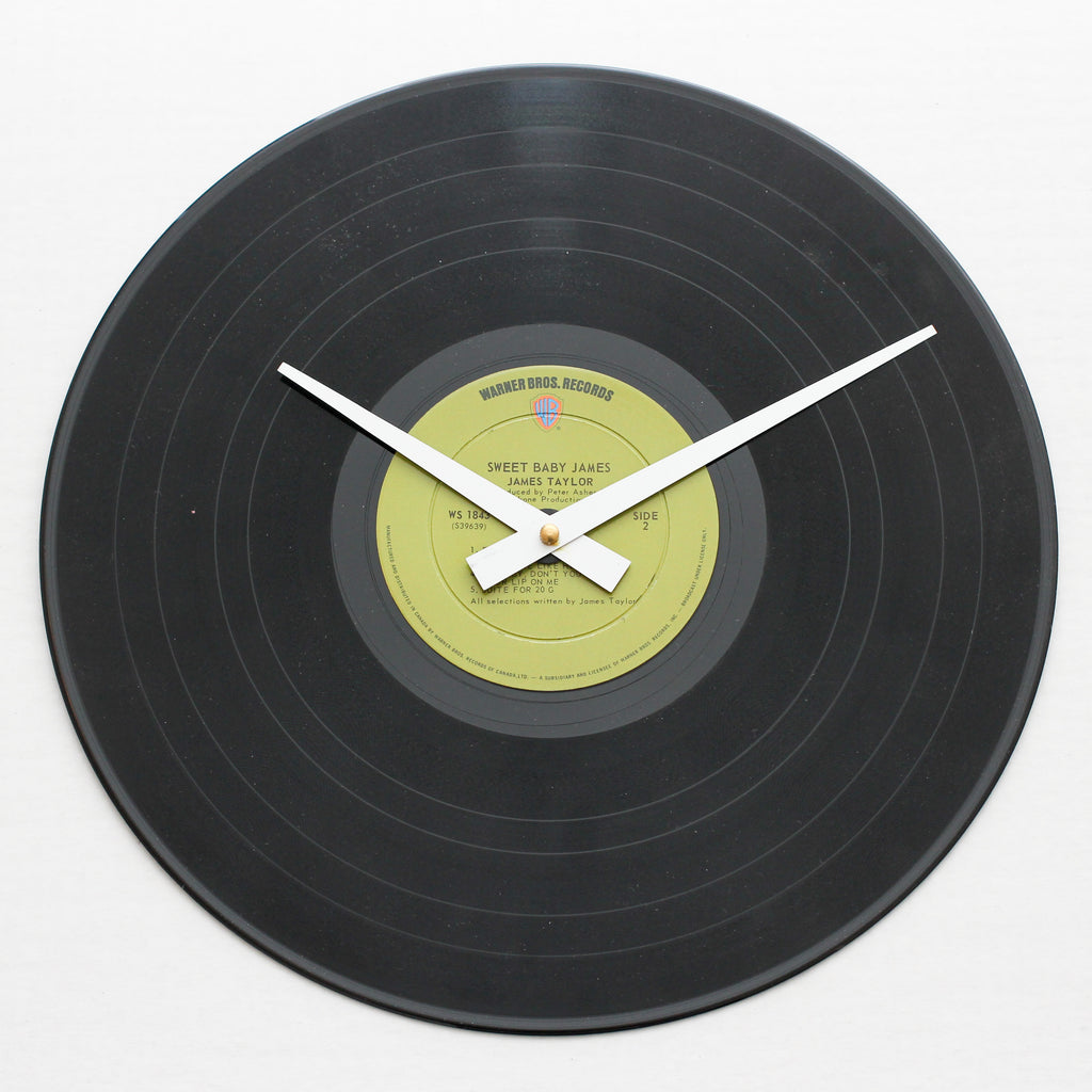 James Taylor<br> Sweet Baby James<br>12" Vinyl Clock