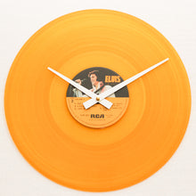 Elvis Presley <br>50,000,000 Fans<br> 12" Orange Vinyl Clock