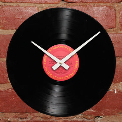 Santana - Borboletta - Authentic Vinyl Clock Made From Original LP Record