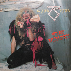 Twisted Sister - Stay Hungry - Authentic Vinyl Clock Made From Original LP Record