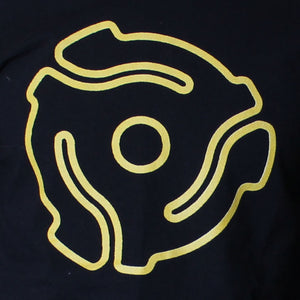 Long Sleeve<br> Yellow Stenciled <br>45 Spacer Original<br>T-Shirt Design