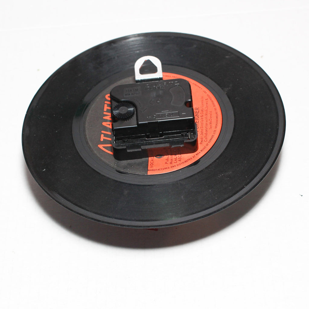 Foreigner<br>Cold As Ice<br>7" Vinyl Clock