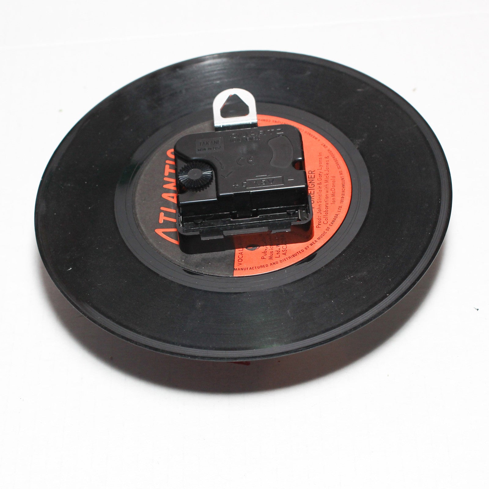 Foreigner<br>Cold As Ice<br>7" Vinyl Clock