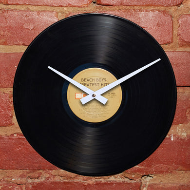 Beach Boys - 20 Greatest Hits - Handmade Vinyl Record Clock Using Original LP