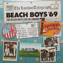 Beach Boys - Live In London '69 - Handmade Vinyl Record Clock Using Original LP