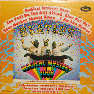 The Beatles - Magical Mystery Tour - Handmade Authentic Vinyl Clock Using Original LP Record