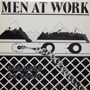 Men At Work - Business As Usual - Authentic Vinyl Clock Made From Original LP Record