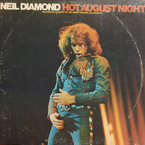 Neil DIamond - Hot August Night - Authentic Vinyl Clock Made From Original LP Record